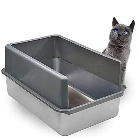 is stainless steel litter box better than plastic|stainless steel litter box alternative.